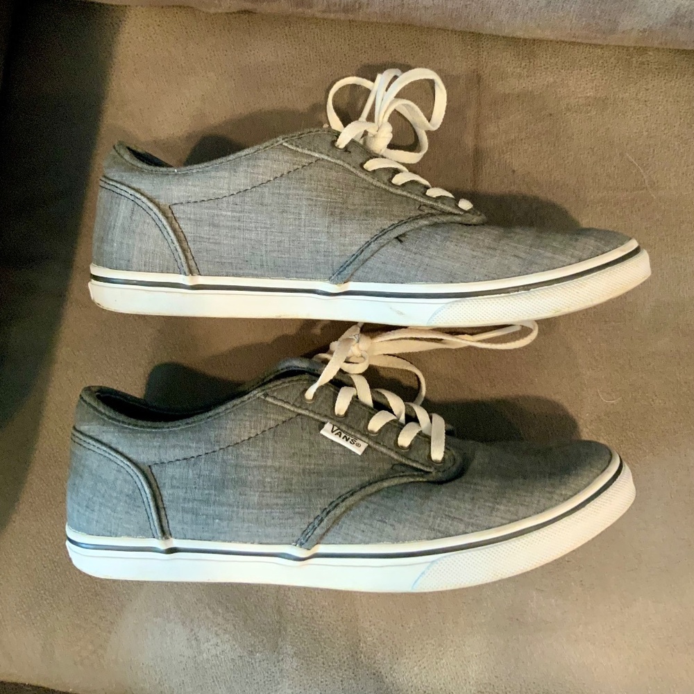 Vans Low Top Canvas Sneakers / Sz 7.5 - Picture 5 of 7